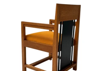 Two Art Deco Modernist High Back Armchairs by Cor Alons, 1927